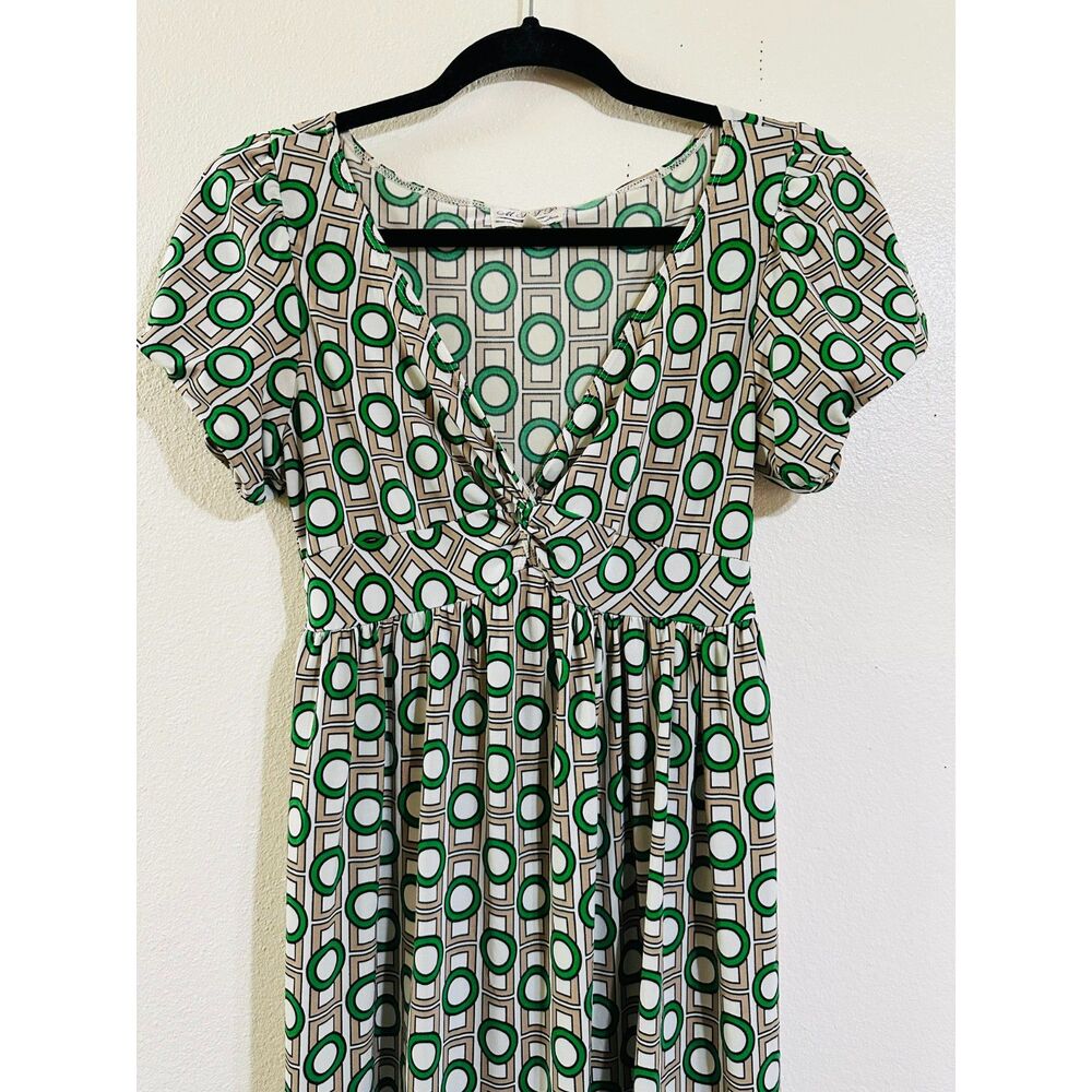 Max Studios Specialty Products Women's Slub Knit Mod BOHO Dress Size XS - Picture 2 of 5